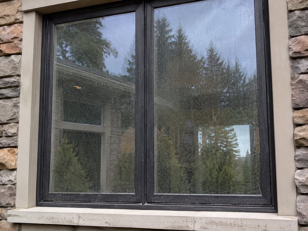 Windows before cleaning